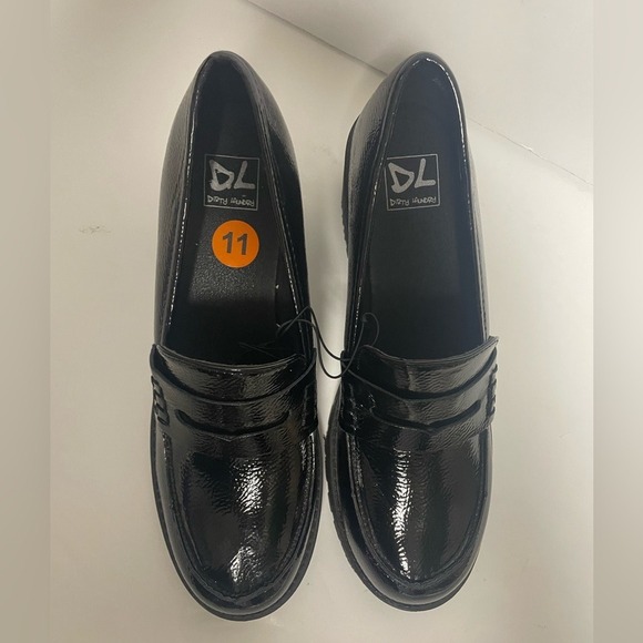 Dirty Laundry Illena Patent Black Platform Loafer Women's 11 - Picture 3 of 11